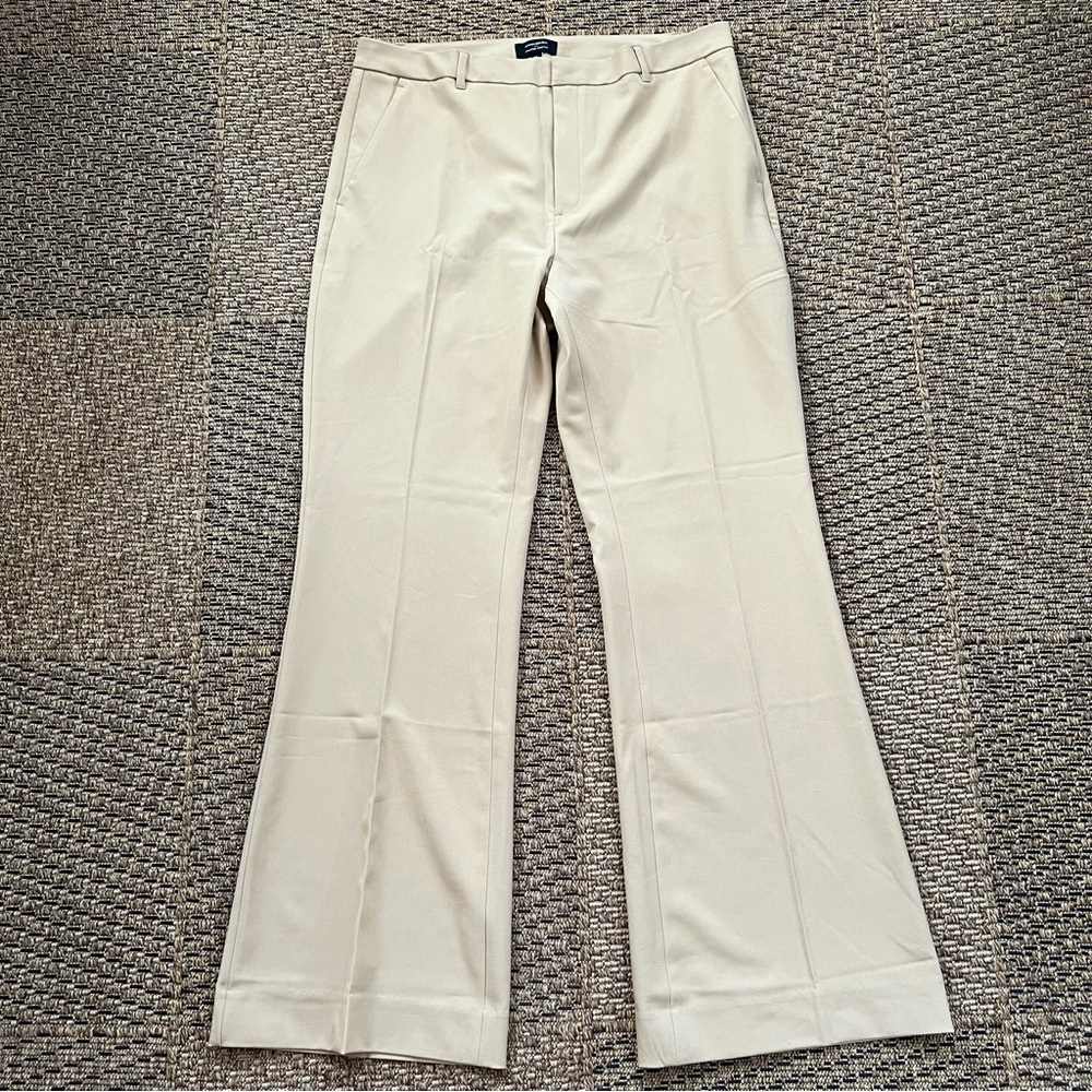 Banana Republic Sculpted Stretch Bootcut Pants Tan Size 14 - Picture 1 of 4